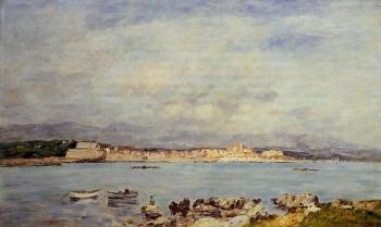 尤金 佈丹 Antibes, Vue pris de la salis